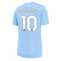 Billiga Manchester City Jack Grealish #10 Hemma fotbollskläder Dam 2023-24 Kortärmad